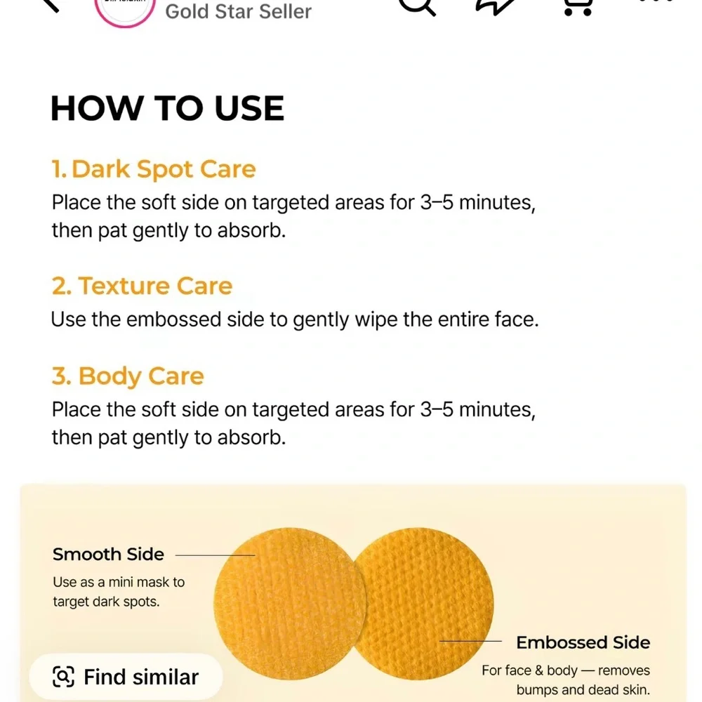 TX-Kojic Acid Turmeric Toner Pad